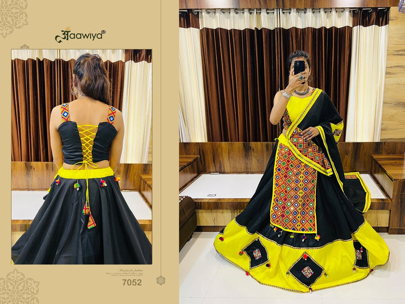 Aawiya Official Rajwadi Vol 8 Cotton Silk Designer Traditional Navratri Collection Choli
