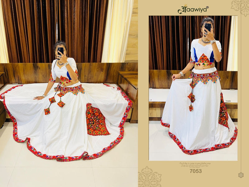 Aawiya Official Rajwadi Vol 8 Cotton Silk Designer Traditional Navratri Collection Choli