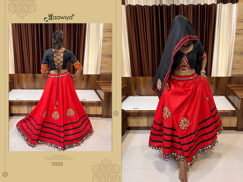 Aawiya Official Rajwadi Vol 8 Cotton Silk Designer Traditional Navratri Collection Choli