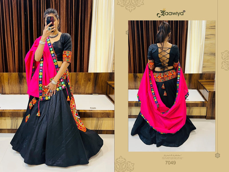 Aawiya Official Rajwadi Vol 8 Cotton Silk Designer Traditional Navratri Collection Choli