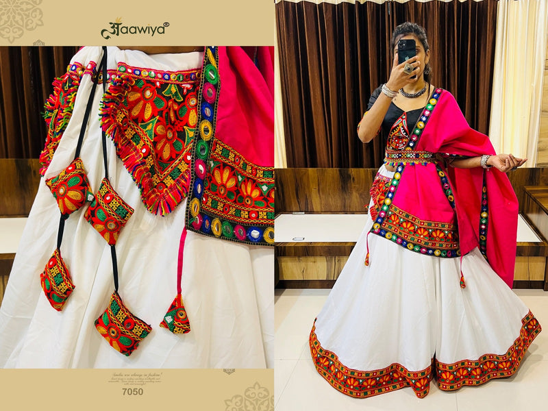 Aawiya Official Rajwadi Vol 8 Cotton Silk Designer Traditional Navratri Collection Choli