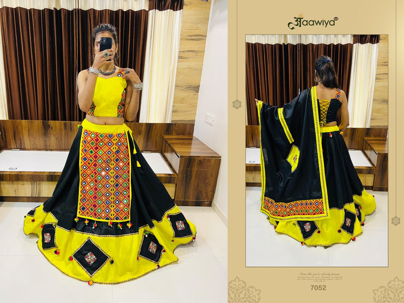 Aawiya Official Rajwadi Vol 8 Cotton Silk Designer Traditional Navratri Collection Choli