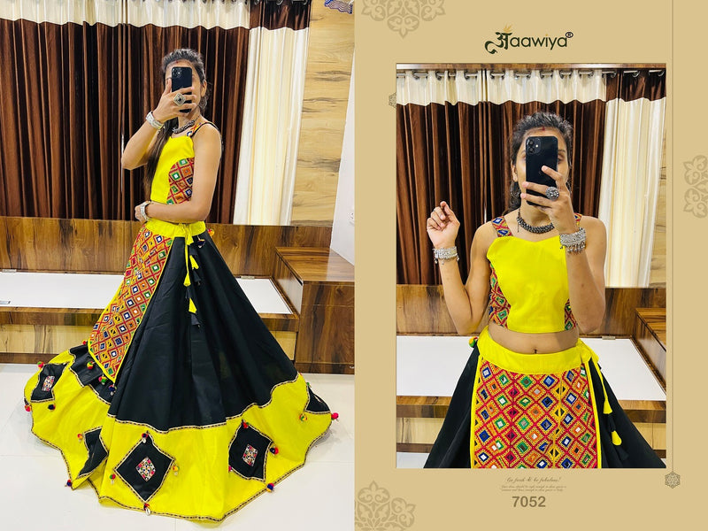 Aawiya Official Rajwadi Vol 8 Cotton Silk Designer Traditional Navratri Collection Choli