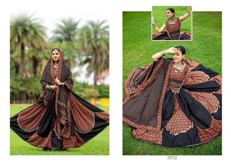 Aawiya Rajwadi Vol 10 Cotton Navratri Festival Wear Lehenga Choli Collection