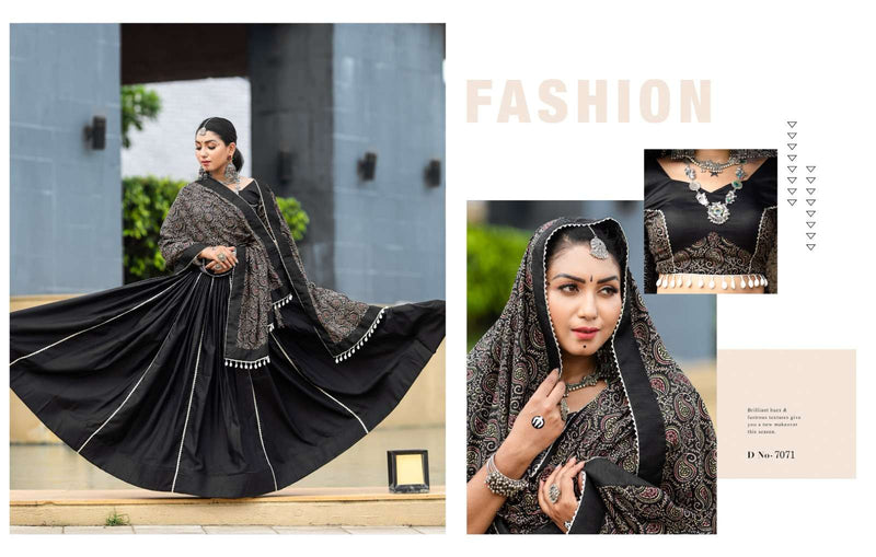 Aawiya Rajwadi Vol 10 Cotton Navratri Festival Wear Lehenga Choli Collection