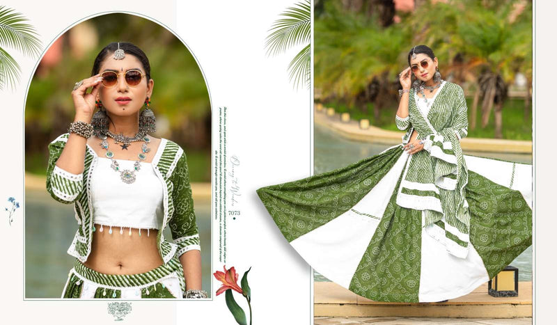 Aawiya Rajwadi Vol 10 Cotton Navratri Festival Wear Lehenga Choli Collection