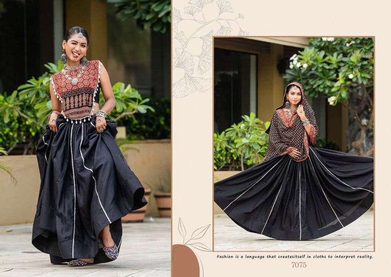 Aawiya Rajwadi Vol 10 Cotton Navratri Festival Wear Lehenga Choli Collection