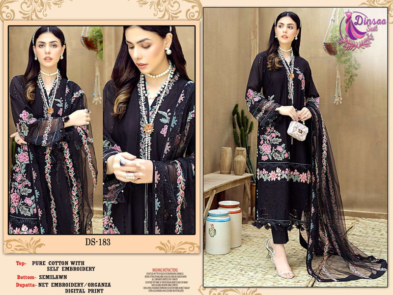 Adans Libas Vol 1 By Dinsaa Suit Heavy Embroidered Pakistani Style Salwar Kameez