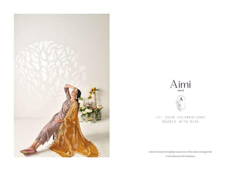 Aimi Vol 2 By Jay Vijay Designer Fancy Work Salwar Kameez Material