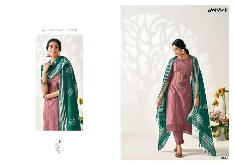 Aimi Vol 2 By Jay Vijay Designer Fancy Work Salwar Kameez Material