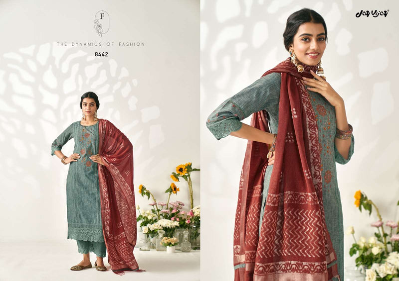 Aimi Vol 2 By Jay Vijay Designer Fancy Work Salwar Kameez Material