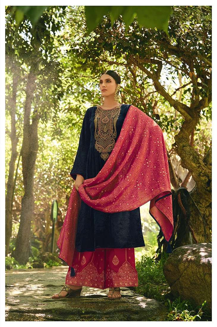 Aiqa Lifestyle Hasrat Pure Velvet Fancy Work Pakistani Salwar Kameez