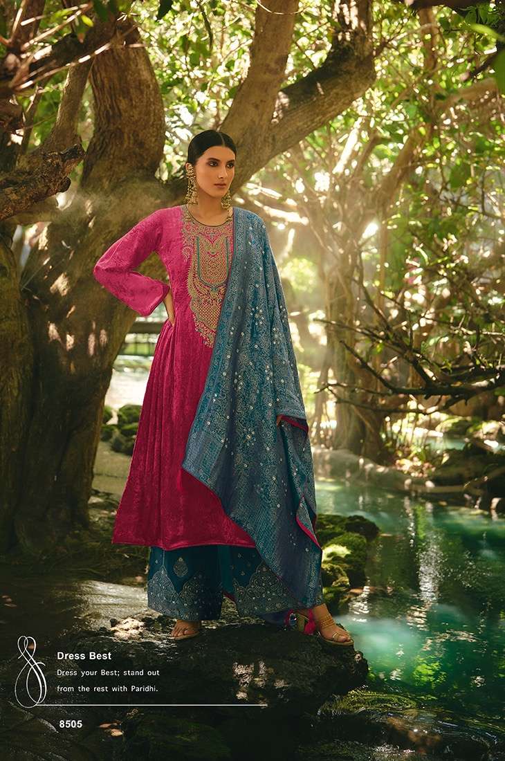 Aiqa Lifestyle Hasrat Pure Velvet Fancy Work Pakistani Salwar Kameez