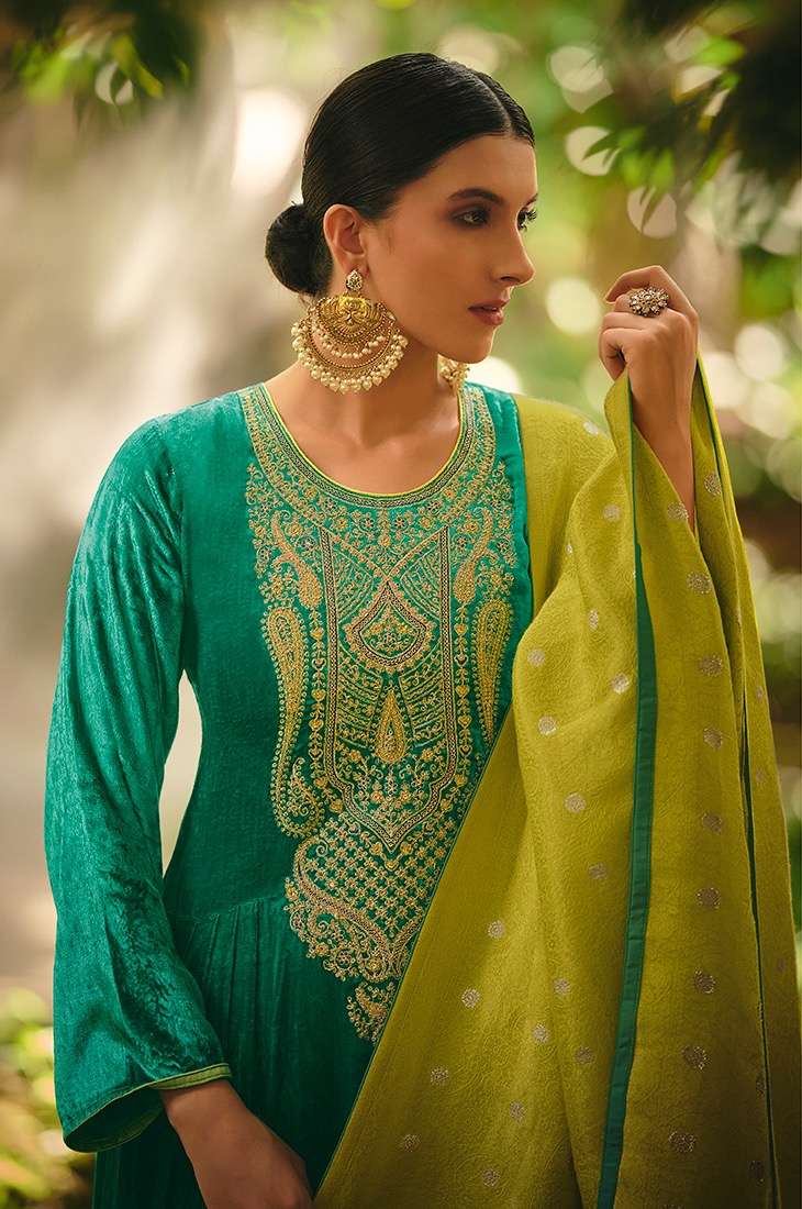 Aiqa Lifestyle Hasrat Pure Velvet Fancy Work Pakistani Salwar Kameez