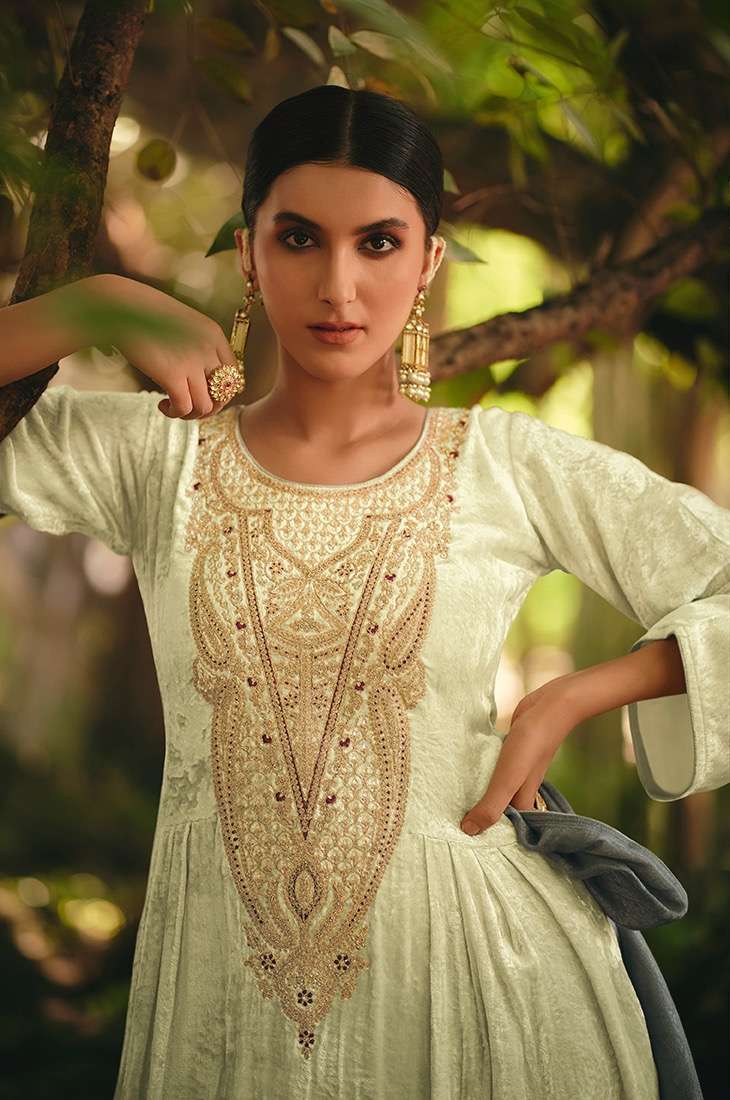 Aiqa Lifestyle Hasrat Pure Velvet Fancy Work Pakistani Salwar Kameez