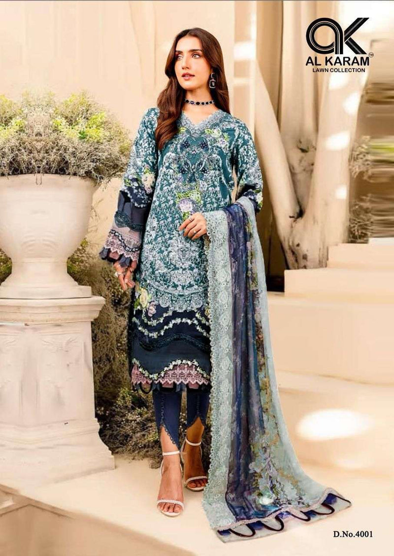 Al Karam Firdous Exclusive Collection Vol 4 Cotton Print Suit