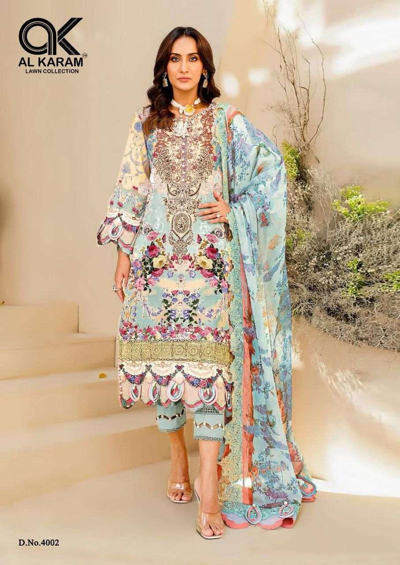 Al Karam Firdous Exclusive Collection Vol 4 Cotton Print Suit