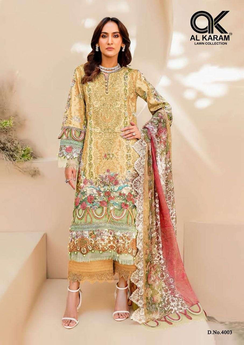 Al Karam Firdous Exclusive Collection Vol 4 Cotton Print Suit