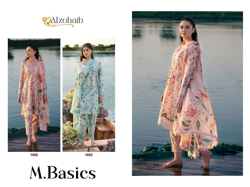 Al Zohaib M Basic Cotton Print Fancy Salwar Kameez