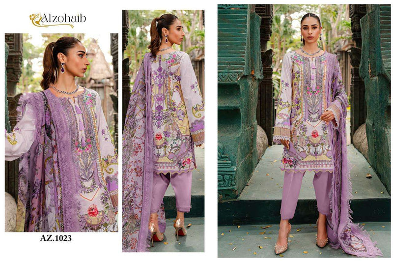 Al Zohaib Queen Court Vol 1 Cotton Print  Heavy Embrodairy Fancy Salwar Kameez