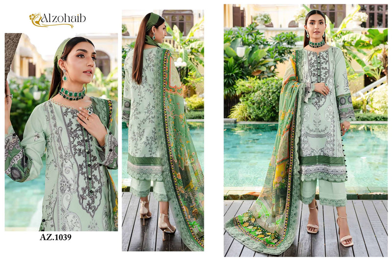 Al Zohaib Zohaib Queen Court Vol 2 Cotton Fancy Salwar Suit