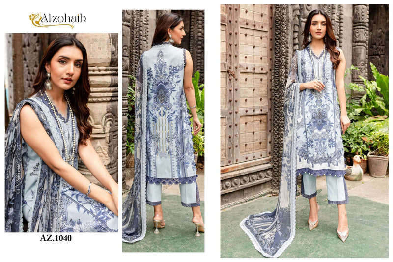 Al Zohaib Zohaib Queen Court Vol 2 Cotton Fancy Salwar Suit