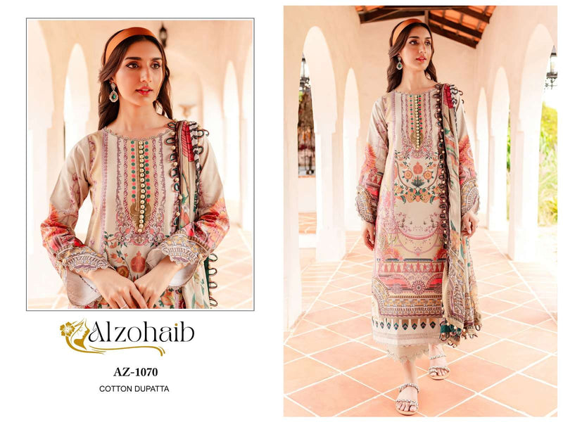 Al Zohaib Queen Court Vol 3 Cotton Fancy Salwar Suit