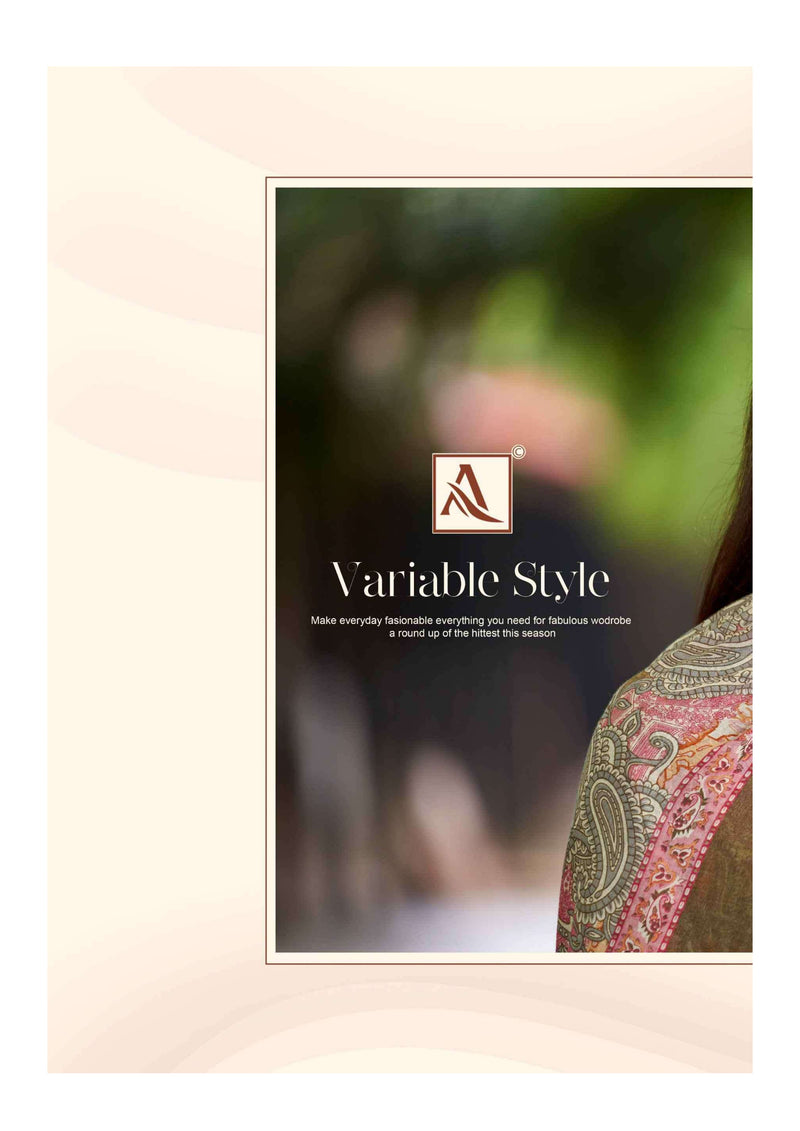 Alok Suit Anarkali Cambric Cotton Pakistani Print Fancy Salwar Suit