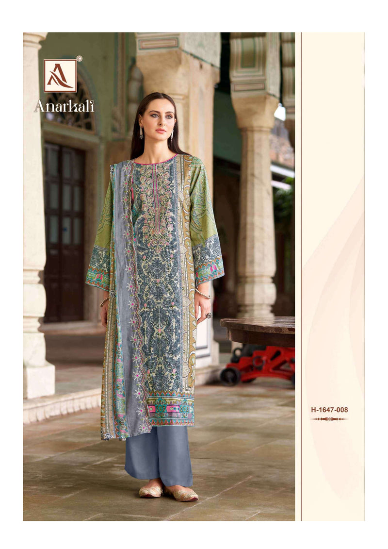 Alok Suit Anarkali Cambric Cotton Pakistani Print Fancy Salwar Suit
