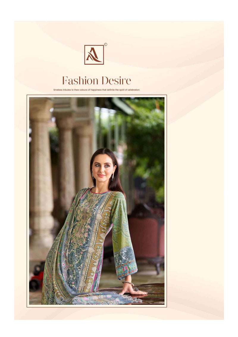 Alok Suit Anarkali Cambric Cotton Pakistani Print Fancy Salwar Suit