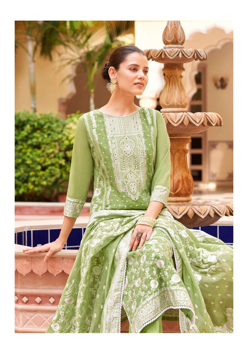 Alok Suit Elegant Touch Edition 3 Jacquard Deisgner Concept Salwar Suit