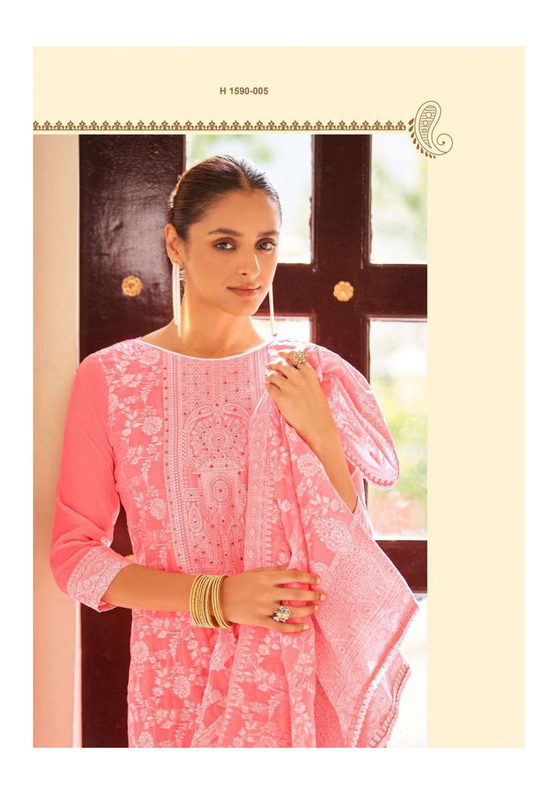 Alok Suit Elegant Touch Edition 3 Jacquard Deisgner Concept Salwar Suit