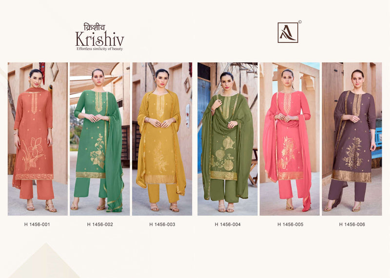 Alok Suits Krishiv Viscose Elegant Hand Work Designer Salwar Suit