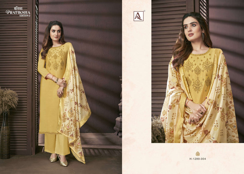 Alok Suits Pratiksha Edition Vol 2 Viscose Fancy Embroidery Designer Salwar Suit