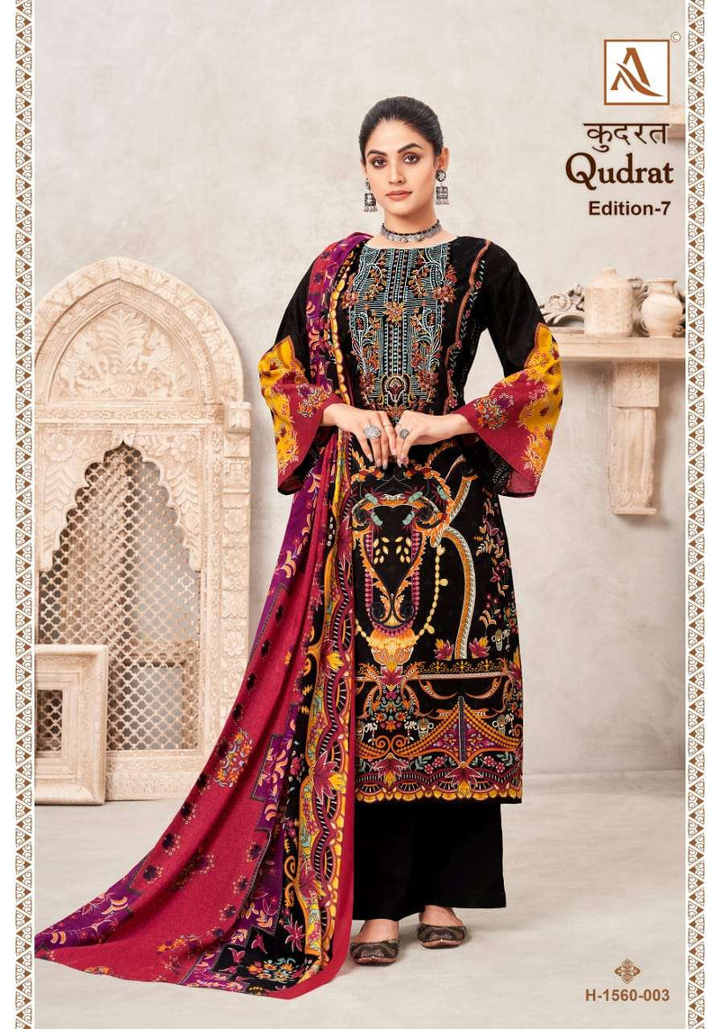 Alok Suits Qudrat Edition Vol 7 Cambric Cotton Digital Pakistani Print Unstitched Salwar Suit