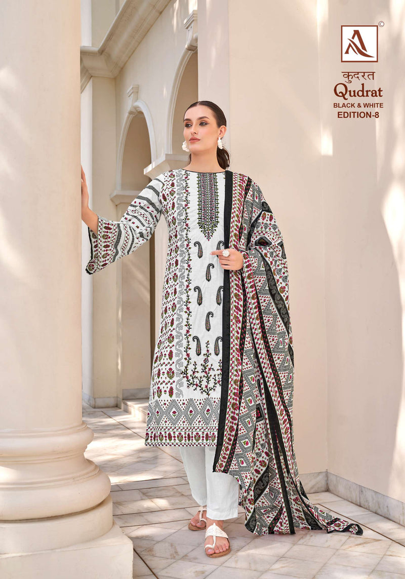 Alok Suits Qudrat Edition Vol 8 Cotton Digital Pakistani Print Daily Wear Salwar Suit