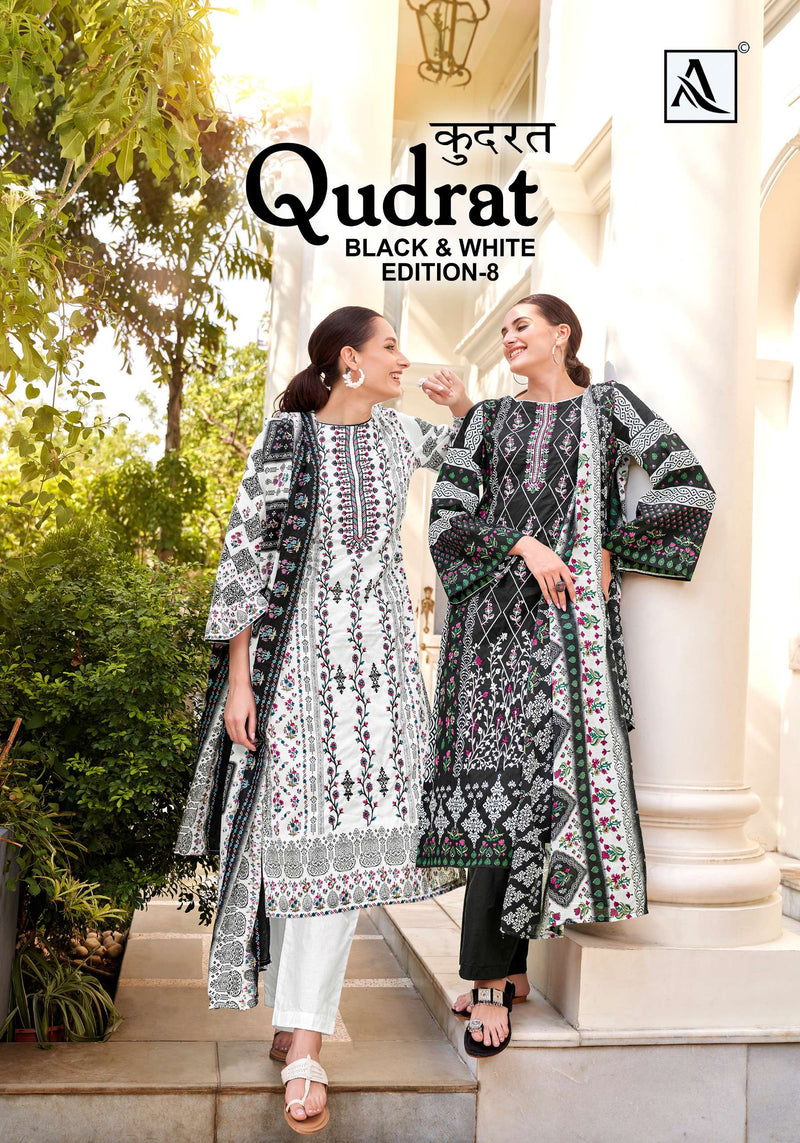 Alok Suits Qudrat Edition Vol 8 Cotton Digital Pakistani Print Daily Wear Salwar Suit