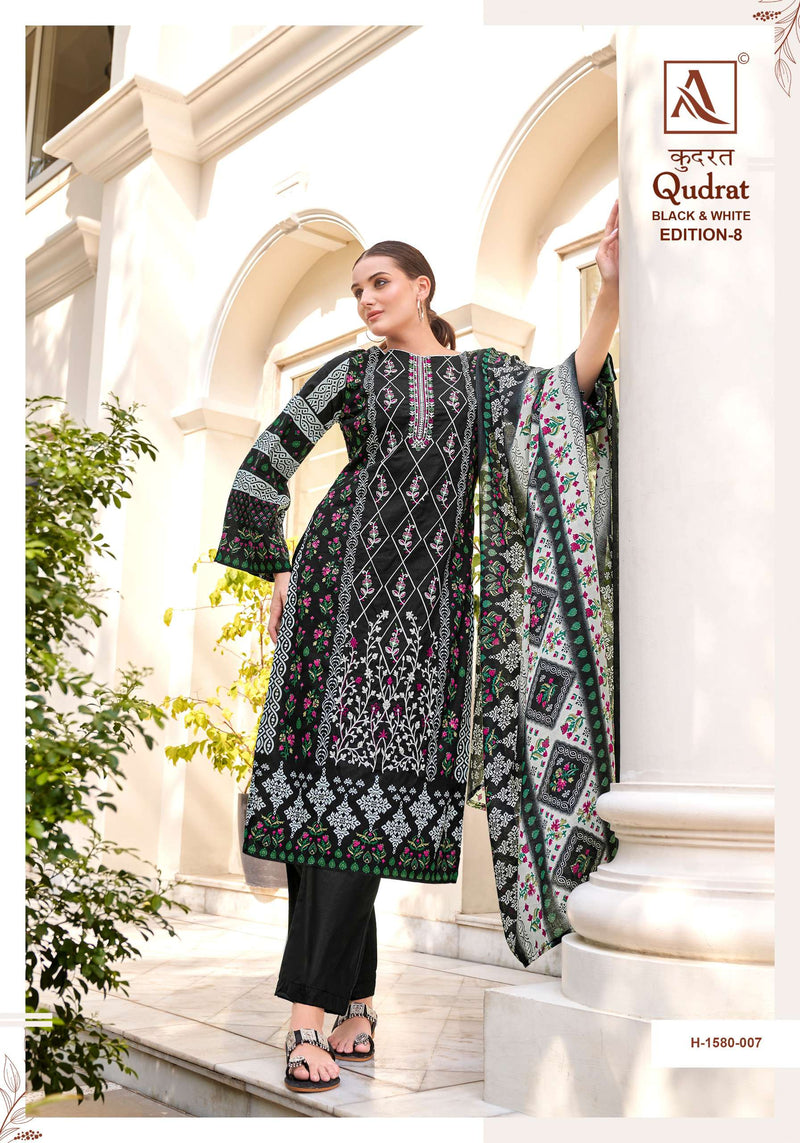 Alok Suits Qudrat Edition Vol 8 Cotton Digital Pakistani Print Daily Wear Salwar Suit