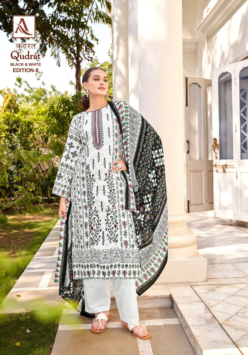 Alok Suits Qudrat Edition Vol 8 Cotton Digital Pakistani Print Daily Wear Salwar Suit