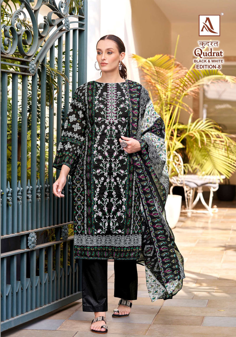 Alok Suits Qudrat Edition Vol 8 Cotton Digital Pakistani Print Daily Wear Salwar Suit