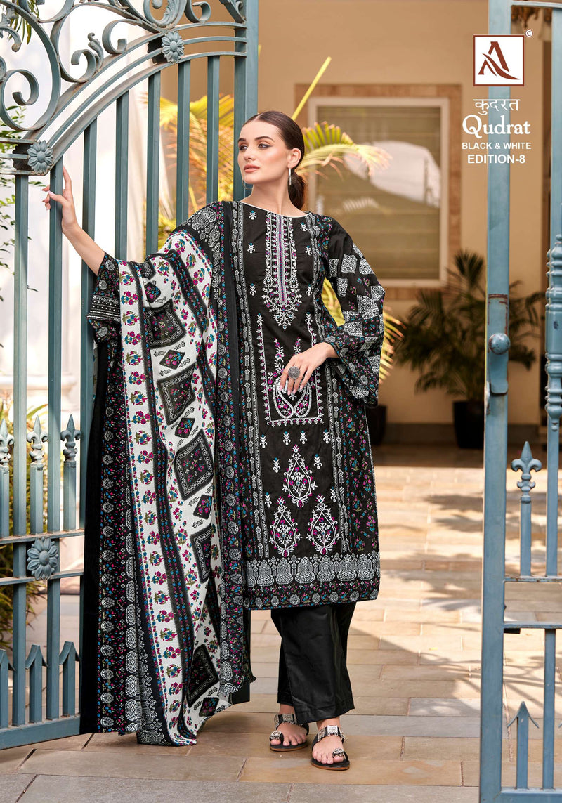 Alok Suits Qudrat Edition Vol 8 Cotton Digital Pakistani Print Daily Wear Salwar Suit