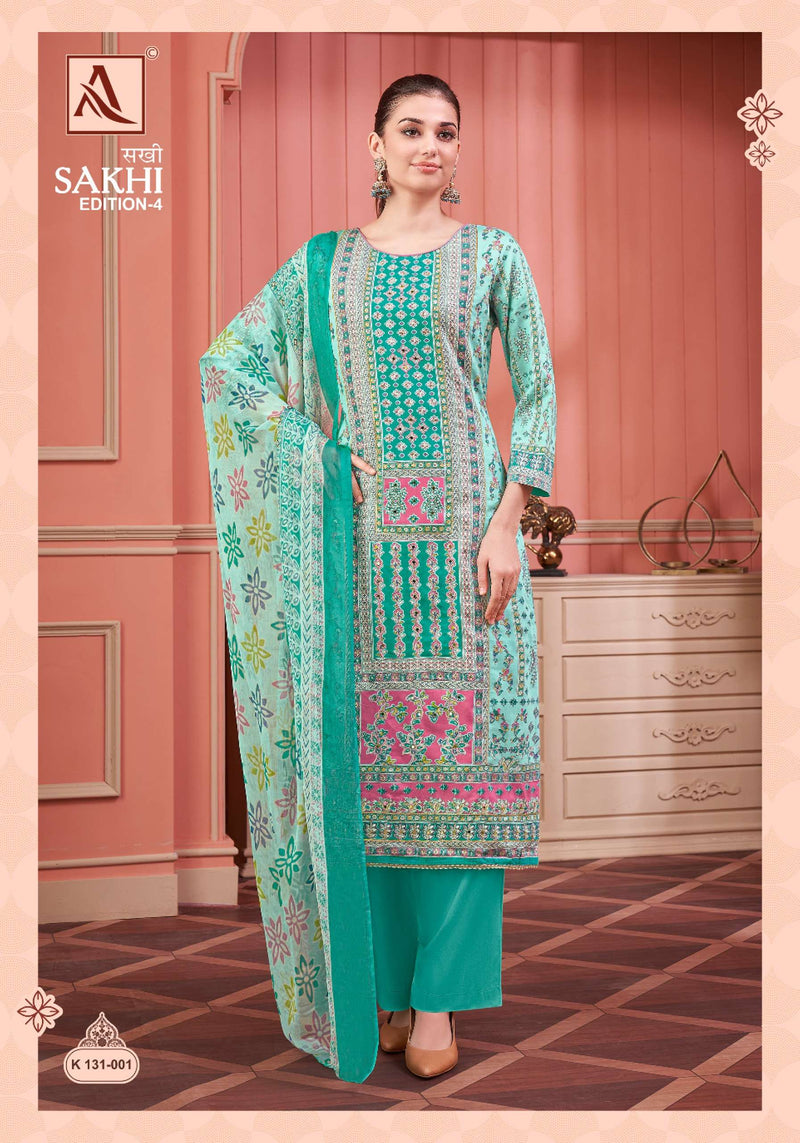 Alok Suits Sakhi Edition 4 Jam Cotton Designer Print Salwar Suit