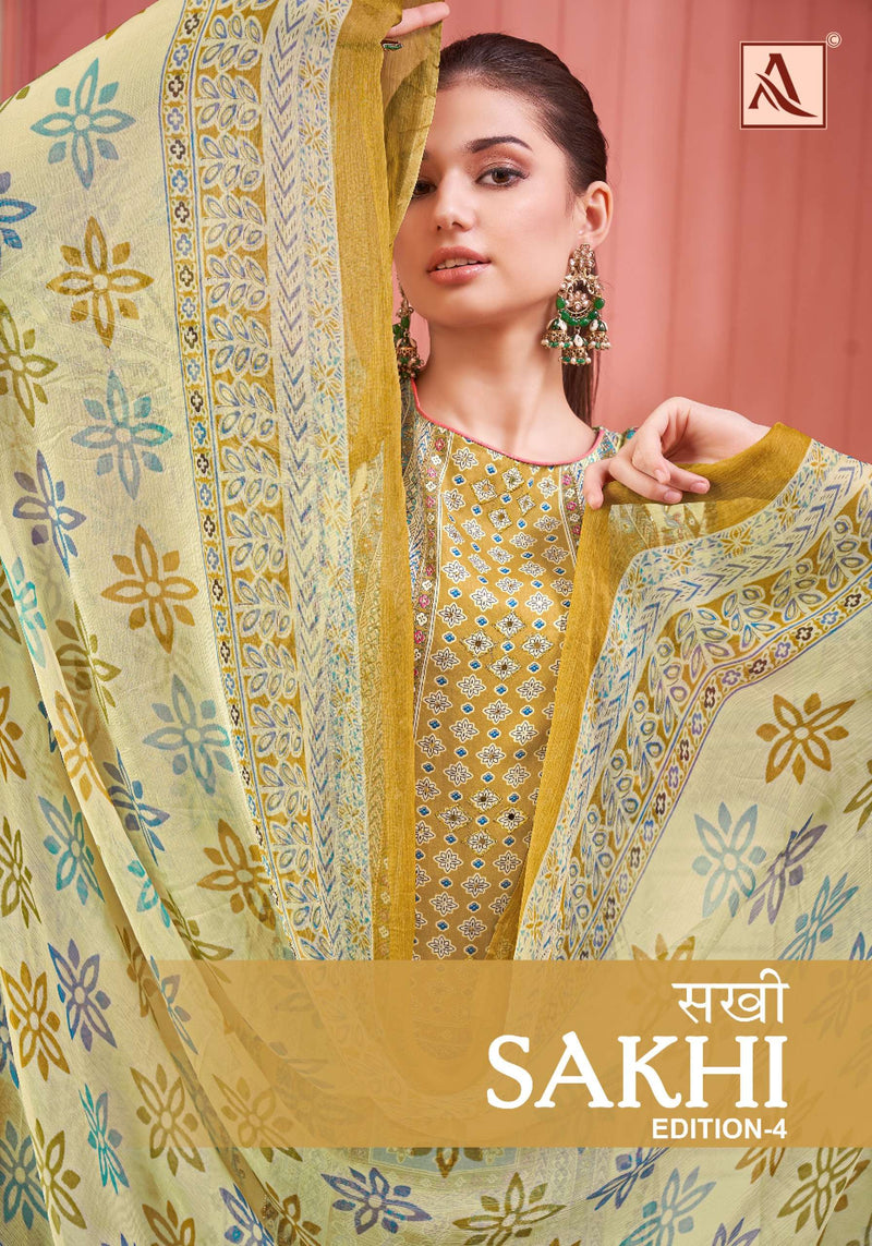 Alok Suits Sakhi Edition 4 Jam Cotton Designer Print Salwar Suit