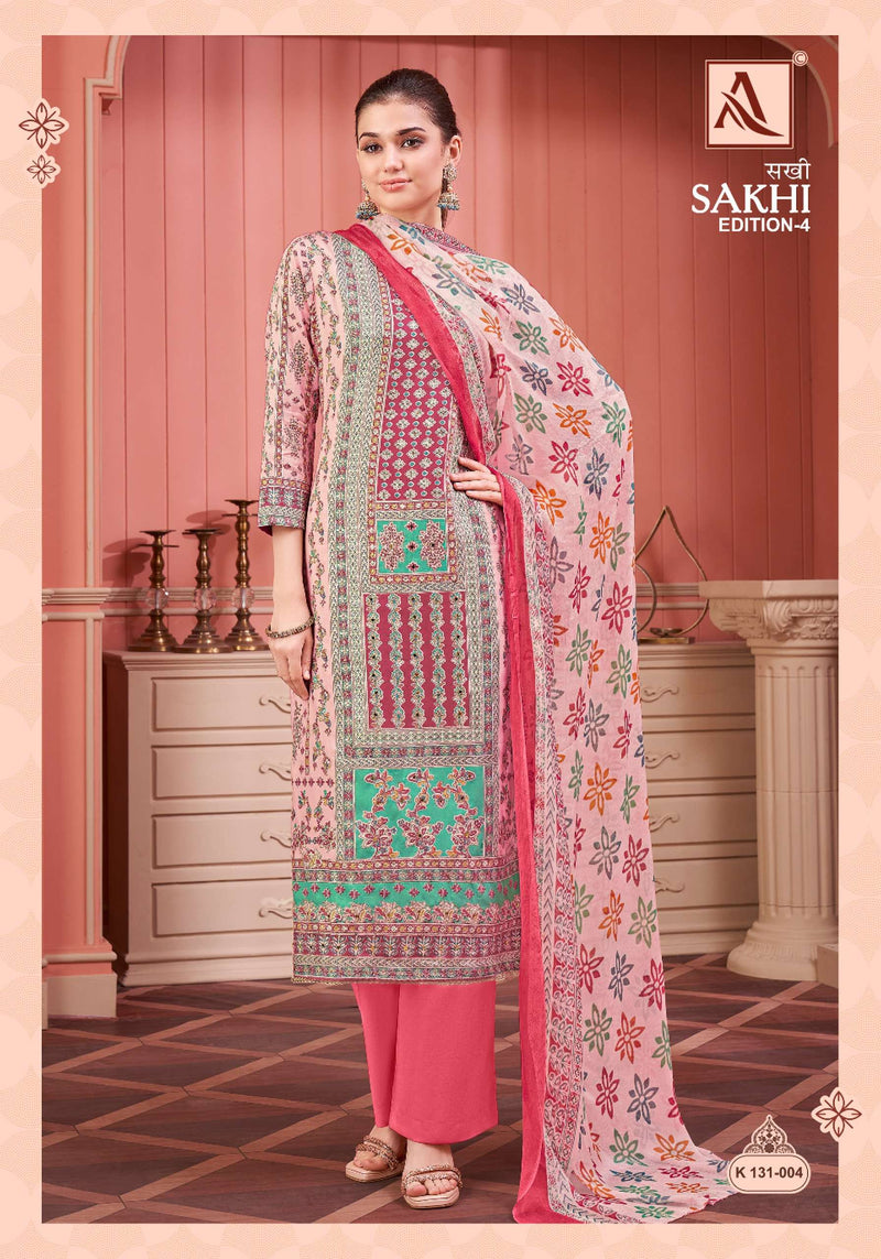 Alok Suits Sakhi Edition 4 Jam Cotton Designer Print Salwar Suit