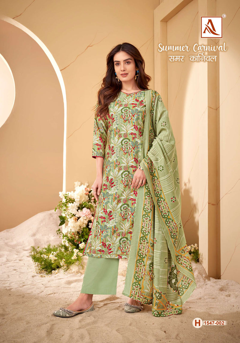 Alok Suits Summer Carnival Viscose Khatali Mirror Work Fancy Salwar Suit