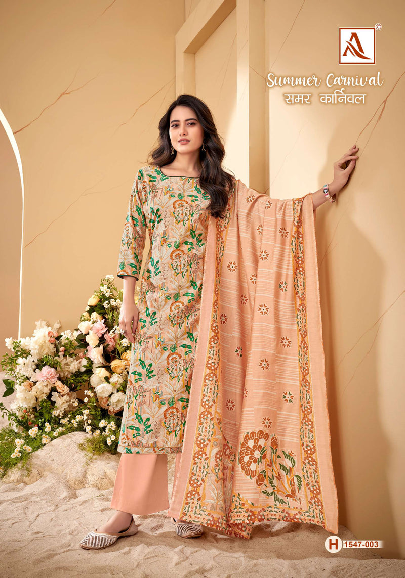 Alok Suits Summer Carnival Viscose Khatali Mirror Work Fancy Salwar Suit