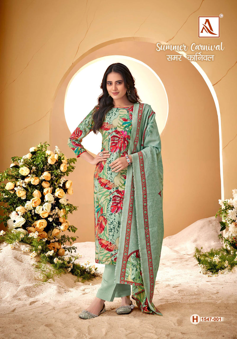 Alok Suits Summer Carnival Viscose Khatali Mirror Work Fancy Salwar Suit