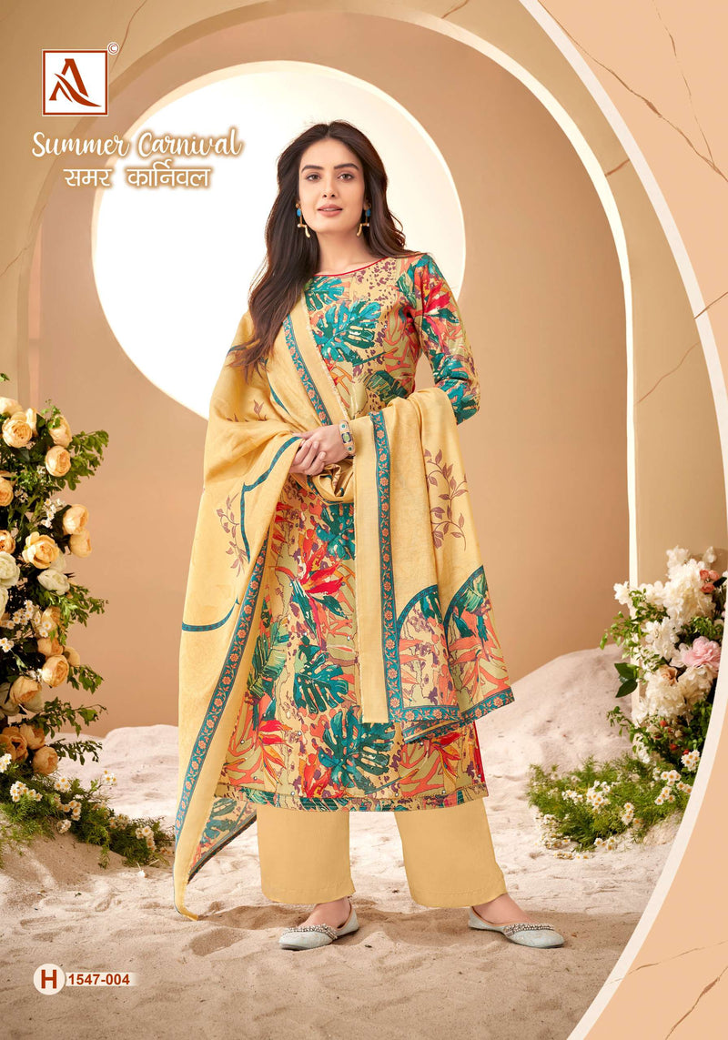 Alok Suits Summer Carnival Viscose Khatali Mirror Work Fancy Salwar Suit