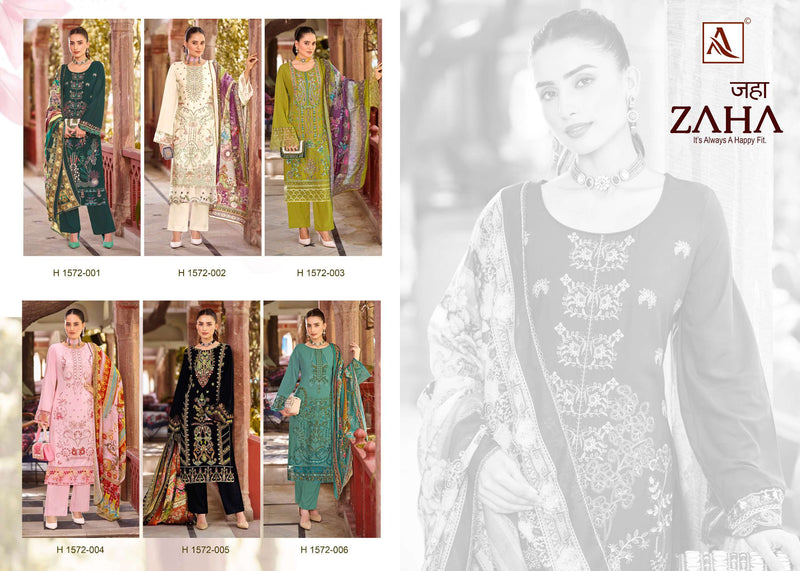 Alok Suits Zaha Viscose Reyon Pakistani Embroidery Designer Party Wear Suit