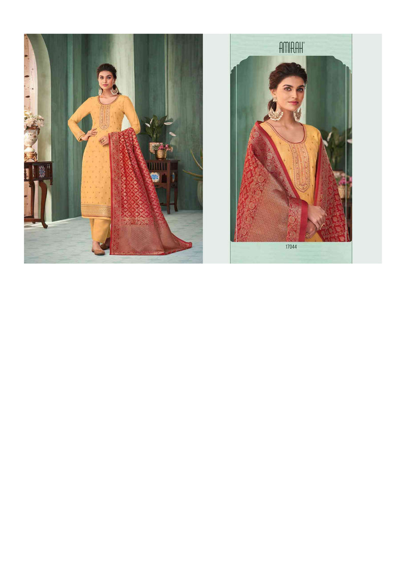 Amirah Noor Chinon Silk With Embrodery Work Designer Salwar Suit